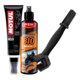 Motul C5  Lubricante Cadenas + Cepillo + Desengrasante