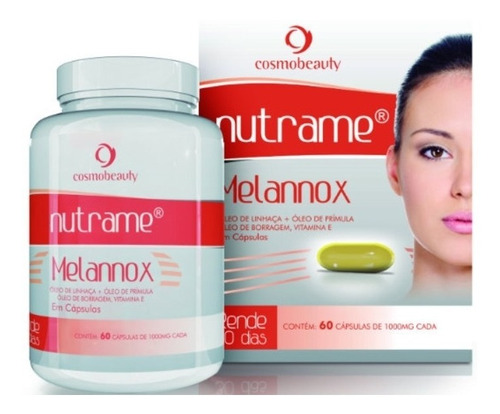 Nutrame Melannox 60 Capsulas Cosmobeauty Clareamento