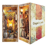 Book Nook Wevyhfs Rompecabezas 3d Diorama Castillo Dragon