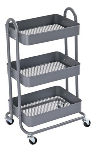 Carrito De Cocina Multiusos De 3 Niveles Kingrack