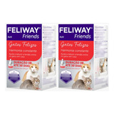 02 Feliway Friends Refil 48ml Ceva Auxiliar Adaptação Gato