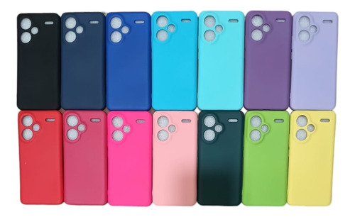 Funda Silicona Cubre Cámara Para Redmi Note 13 Pro Plus 