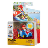 Mariokart - Mario Con Moneda - 5 Cm - A Friccion - 