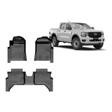 Set Pisos Rigido Tipo Bandeja Para Ford Ranger 2023 -