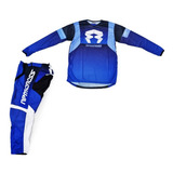 Conjunto Moto Rpmcross Rider Extra Grandes Solomototeam