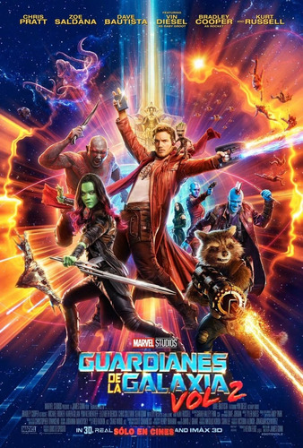 Poster De Cine Guardianes De La Galaxia 2 Marvel Guardians