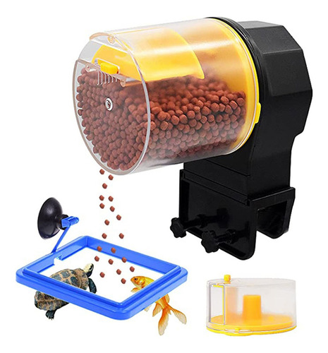 Dispensador Automático De Alimento Para Peces Acuario Tanque