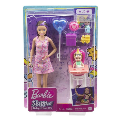 Barbie Skipper Babysitters Inc Set De Fiesta