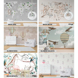 Vinilos Decorativos Mural Empapelado Animales Bebes Infantil