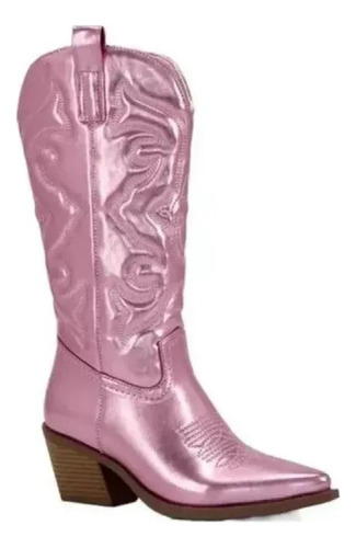 Botas De Caballero Para Mujer Zapatos Altos Para Mujer Rosa