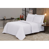 Capa De Coberdron Casal Queen Duvet Zíper 400 Fios Luxo