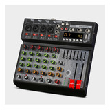 Console De Mixagem, Mixer De Áudio De 6 Canais