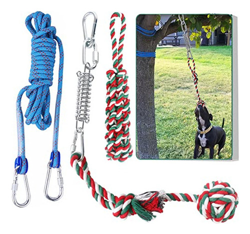 Juguete Perro Exterior Bungee Hopet - Pitbull Agresivo - A