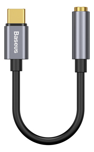 Adaptador Usb-c A 3.5 Mm Hembra Baseus Para Auriculares Aux.