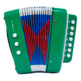 Acordeon Para Niños Meistehaft Verde 2 Bajos