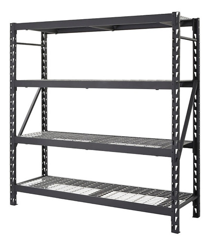 Rack Estante Industrial De 4 Niveles Soporta 1.3ton X Repisa