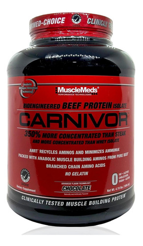 Proteína Carnivor Chocolate 56 Servicios Musclemeds