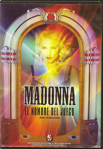 Madonna: El Nombre Del Juego | Dvd Original