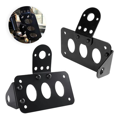 Soporte Placa Universal Moto Porta Placa Lateral Moto | MercadoLibre