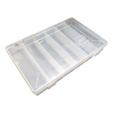 Caja De Pesca Plano Mod 3600 28x19x5 Cm 6 Divisiones Fijas