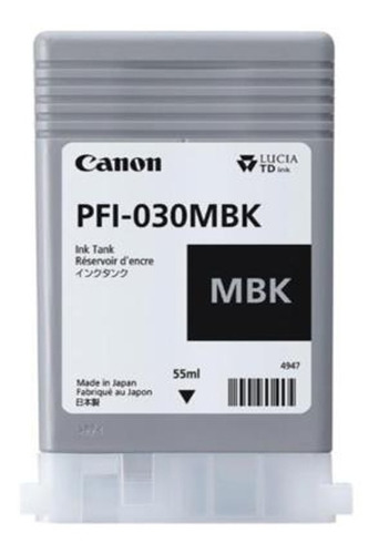 Tinta Canon Pfi-030 Negro Mate 55ml P/ploter  Ta20-ta30 