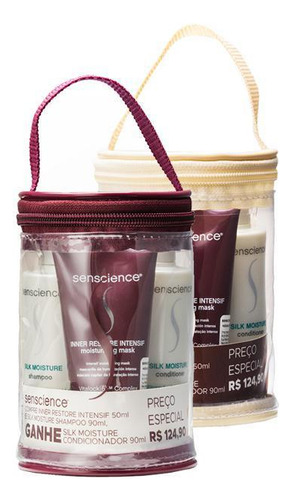 Kit Senscience Travel Size - Másc E Shampoo E Cond