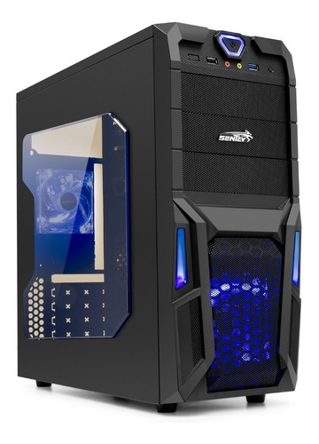 Gabinete Gamer Sentey Stealth Gs6008 Usb 3.0 Led 2 Coolers