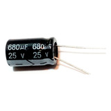 Capacitor Eletrolítico 680uf X 25v  105° 10 Peças