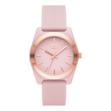 Reloj Mujer Skechers Analogo 3m Color De La Correa Rosa Claro