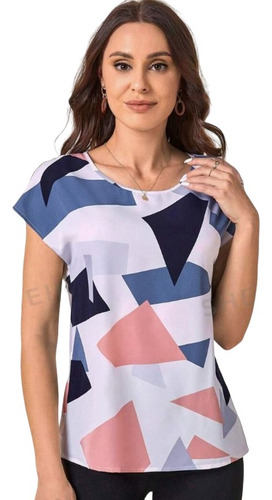 Blusa Estampado Geométrico 