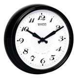 Reloj De Pared Marco De Aluminio 38 Cm Hyw118n Color De La Estructura Negro