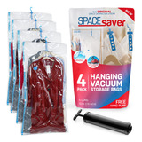 Spacesaver Bolsas Colgantes De Sellado Al Vaco (paquete De 4