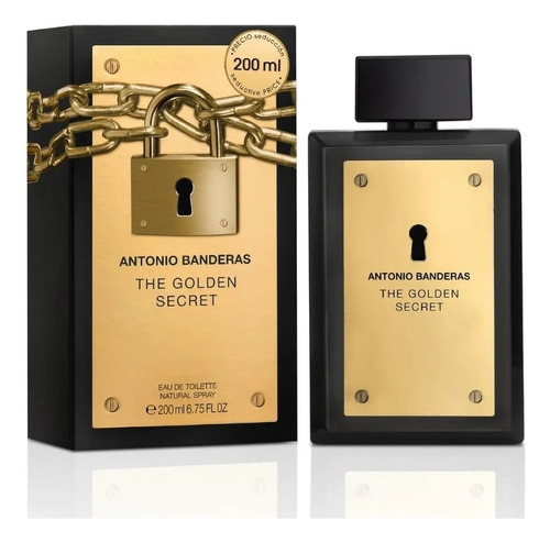 The Golden Secret · Antonio Banderas · Edt 200ml · Original