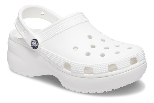 Zueco Crocs Classic Platform Mujer White