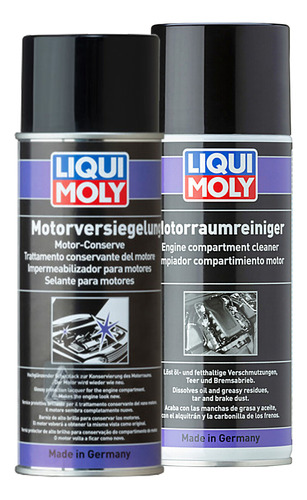 Set Desengrasante Y Abrillantador Para Motor Liqui Moly