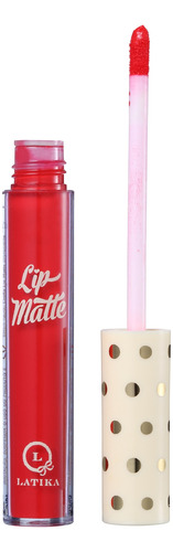 Latika Lip Matte Vermelho Nº 24 - Batom Líquido 4ml
