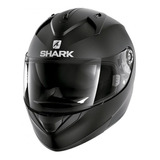 Casco Para Moto Integral Shark Ridill  Black Mat  Blank Mat Talla Xl 