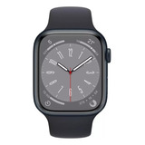 Apple Watch Series 8 Gps 45mm Reloj Sport Band Negro  M/l