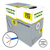 Cabo Rede Cat5e Cx 305 Metros Cat5 Lan Utp 0,51mm Tozz