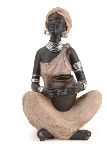 Estatuas Y Esculturas Africanas Para Decoracion Del Hogar, F