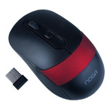 Mouse Inalambrico Usb Pc Notebook Noga Ngm18 Rojo Hyt