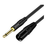 Cable De Audio Dremake 20ft 6.35mm A Xlr, Conector 1/4  A Xl