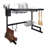 Seca Platos Rack Organizador Acero Escurridor Bacha 65cm