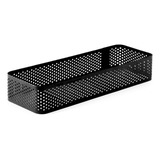 Cintura Rectangular Microperforada Teflón 20 X 7 Doña Clara Color Negro