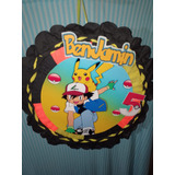 Piñata Tambor Personalizada Grande Todos Los Personajes 