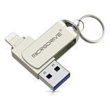 Memoria Pendrive Para iPhone Y iPad 128gb Usb 3.0 Llavero