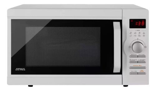 Microondas Atma Easy Cook 28lts Md1728gn Grill 900w Blanco