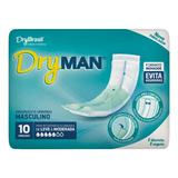 Absorvente Urinário Masculino Dryman Pacote Com 10 Unidades