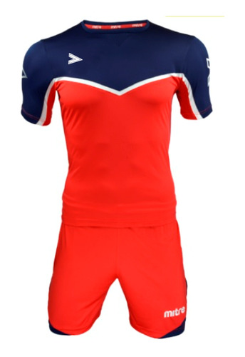 Uniforme Fútbol Mitre Chelsea Delta Eco Adulto Rojo-azul