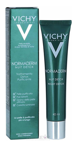 Vichy Normaderm Detox Noche Purificante De Noche Anti Sebo